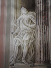 Dömös, Római Katolikus templom szentélyében lévő barokk freskó (figurális és díszítőfestés) restaurálása