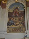 Lotz Károly Ipar, gazdaság c. freskójának restaurálása