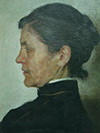 Női arckép, ismeretlen szerző, 20. század eleje